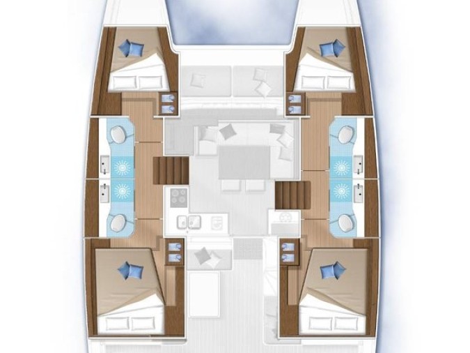 Lagoon Lagoon 40 charter bareboat or captained in  Pirovac