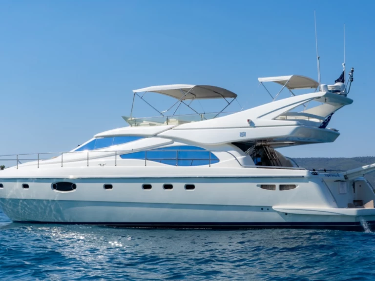 Yacht charter Ornos cheap Ferretti 590