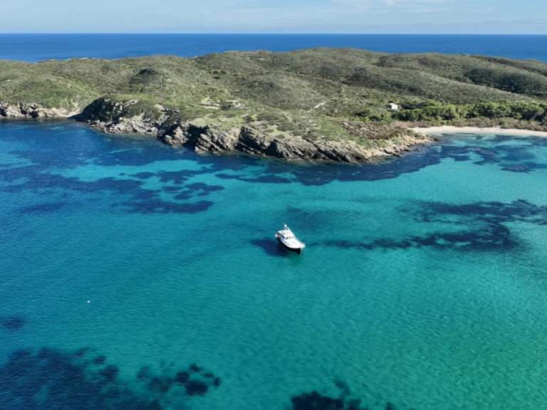 Menorquin-Yachts 180 charter bareboat or captained in  Cala Llonga