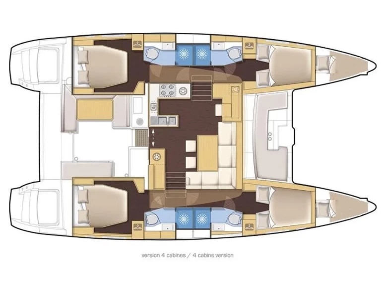 Catamaran for rent Le Marin at the best price