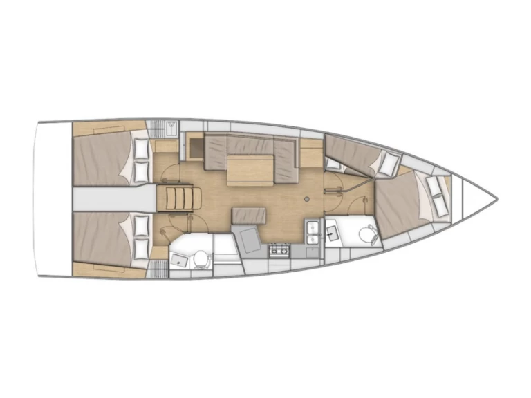 Sailboat for rent Le Marin at the best price