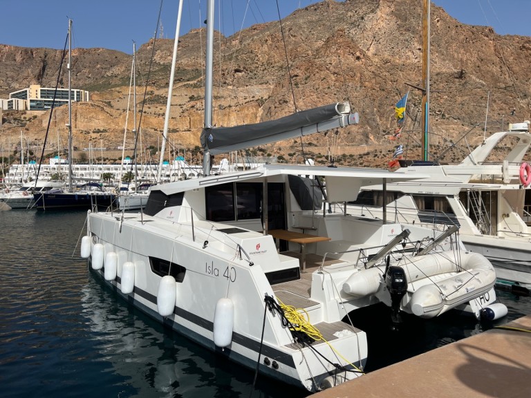 Catamaran rental with or without captain Fountaine Pajot Sant Antoni de Portmany