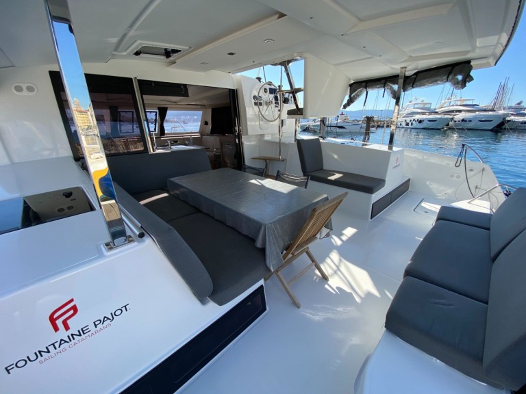 Catamaran rental with or without captain Fountaine Pajot Ajaccio