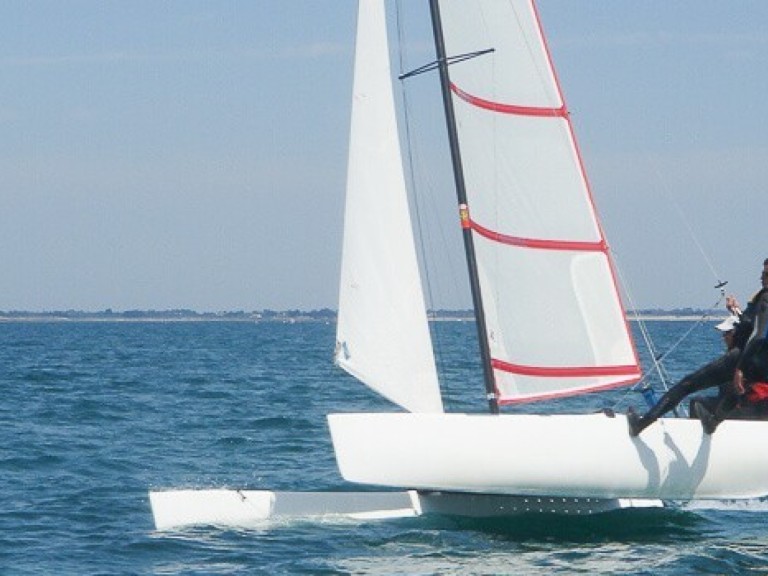 Bareboat Rental Catamaran Nacra with a boat licence