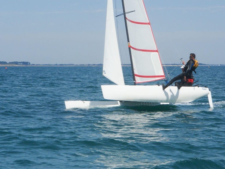 Nacra 500 FUN charter bareboat or captained in  Carnac