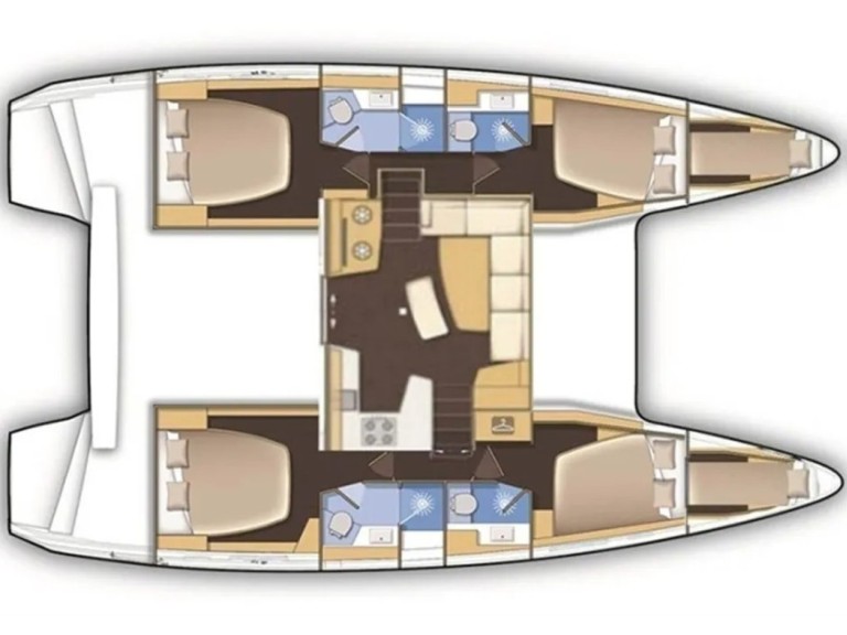 Catamaran for rent Ajaccio at the best price