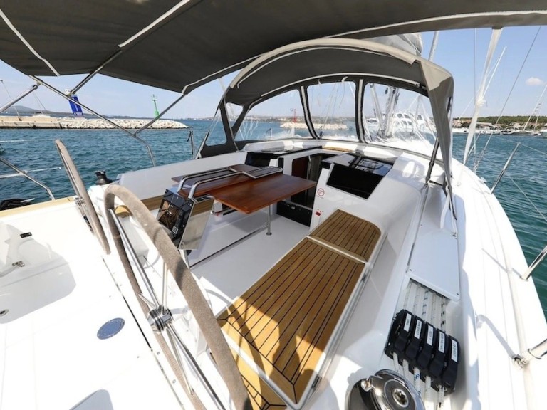 Hanse Hanse 388 charter bareboat or captained in  Seget Donji