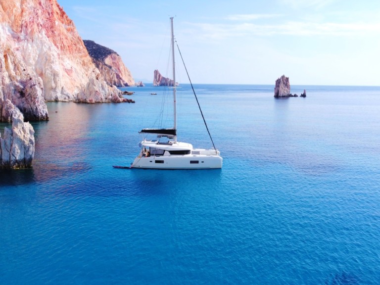 Bareboat Rental Catamaran Lagoon with a boat licence