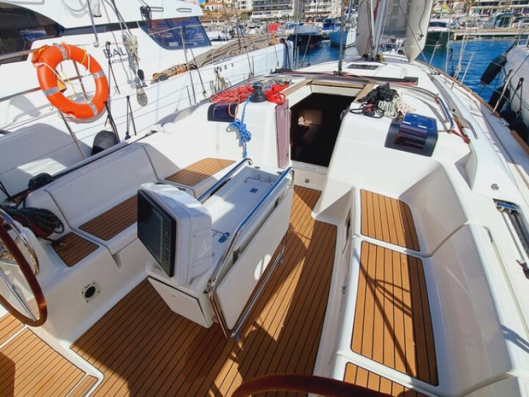 Jeanneau Sun Odyssey 449 charter bareboat or captained in  Sant Antoni de Portmany