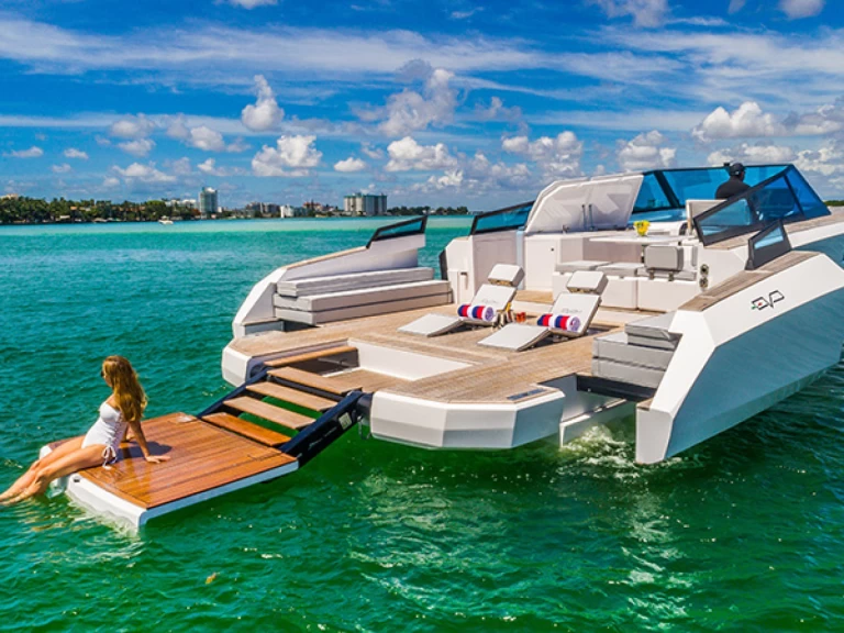 Bareboat Rental Motorboat EVO Yachts with a boat licence