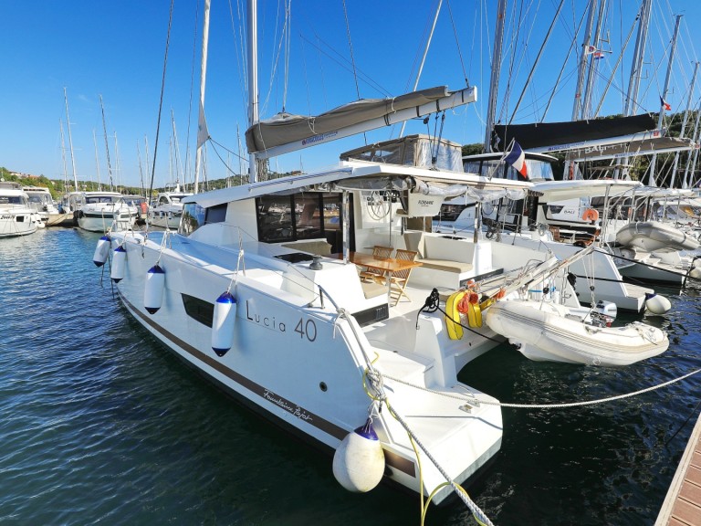 Fountaine Pajot Lucia 40 charter bareboat or captained in  Pula