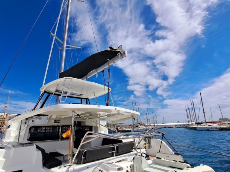 Lagoon Lagoon 46 charter bareboat or captained in  Sant Antoni de Portmany