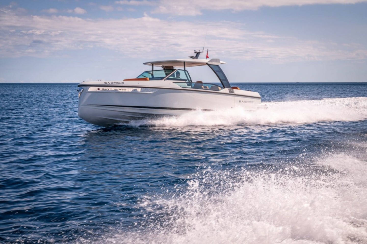 Rent a Motorboat Saxdor 320 GTO in Portals Nous | SamBoat