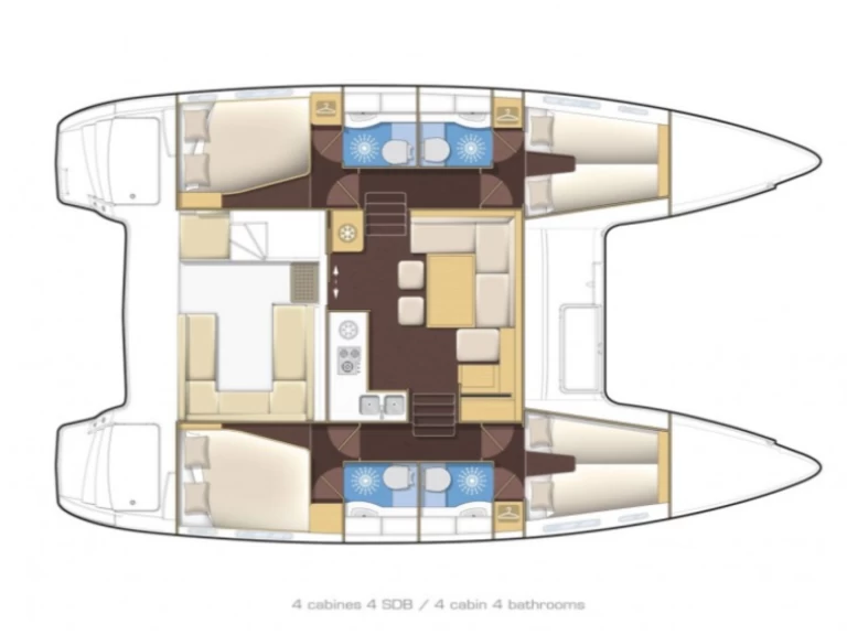 Boat rental Lagoon Lagoon 400 S2 in Es Jondal on Samboat