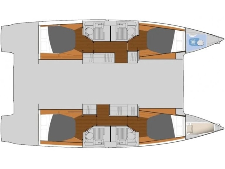 Catamaran rental in Cogolin - Fountaine Pajot Astrea 42