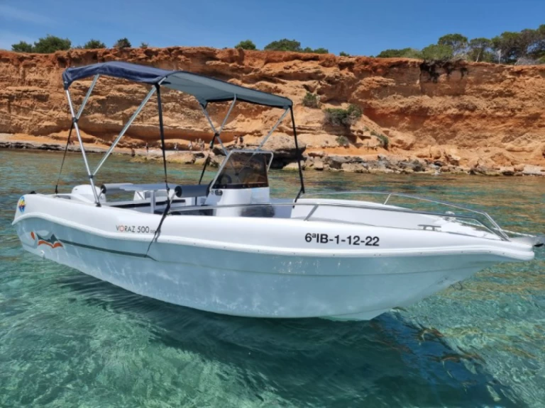 Motorboat rental in Sant Antoni de Portmany - INDALBOATS VORAZ 500