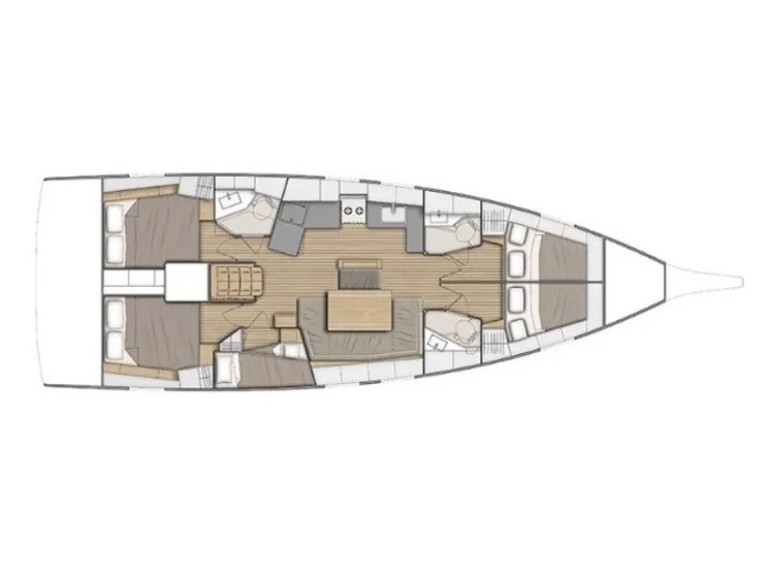 Rent a Bénéteau Oceanis 46.1 Split