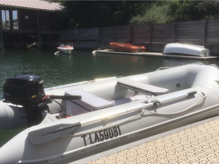 Bareboat Rental RIB Quicksilver with a boat licence