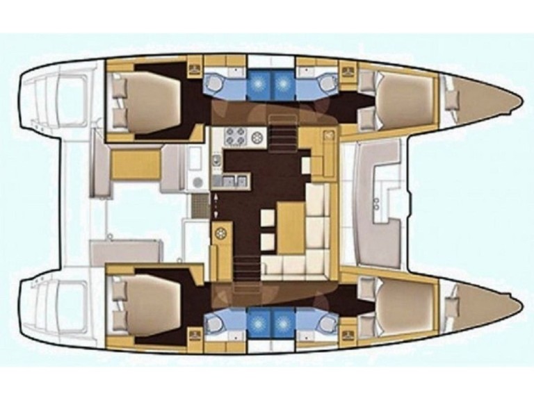 Catamaran rental with or without captain Lagoon Zanzibar