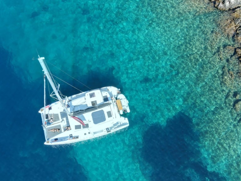 Bareboat Rental Catamaran Lagoon with a boat licence