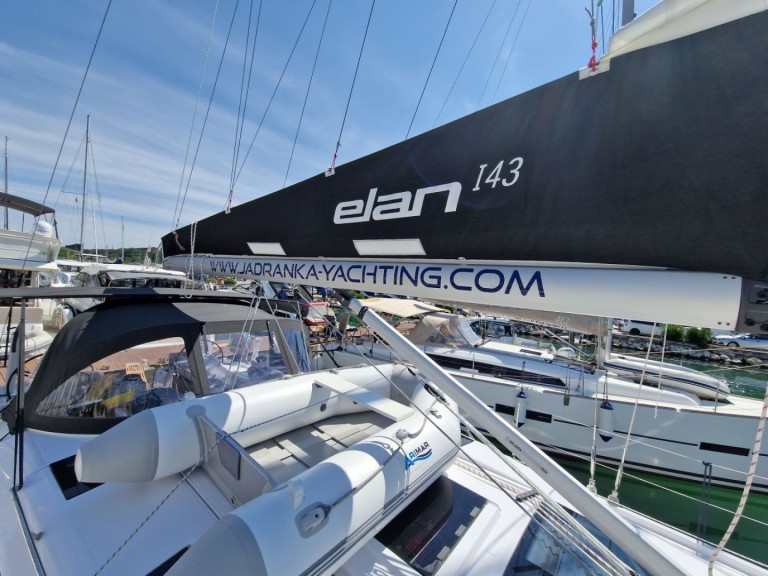 Bareboat Rental Sailboat Elan with a boat licence