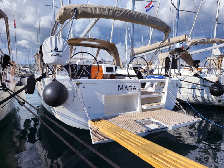 Dufour Dufour 390 Grand Large charter bareboat or skippered in  Marina Frapa