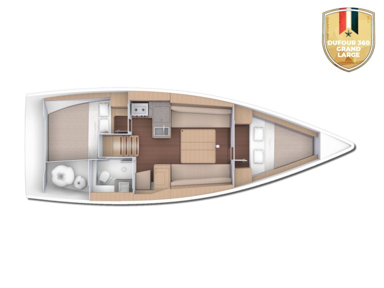 Sailboat rental in Rogoznica - Dufour Dufour 360 Grand Large