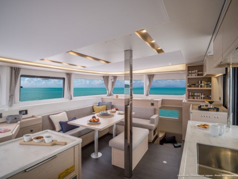Lagoon Lagoon 46 charter bareboat or captained in  Le Marin