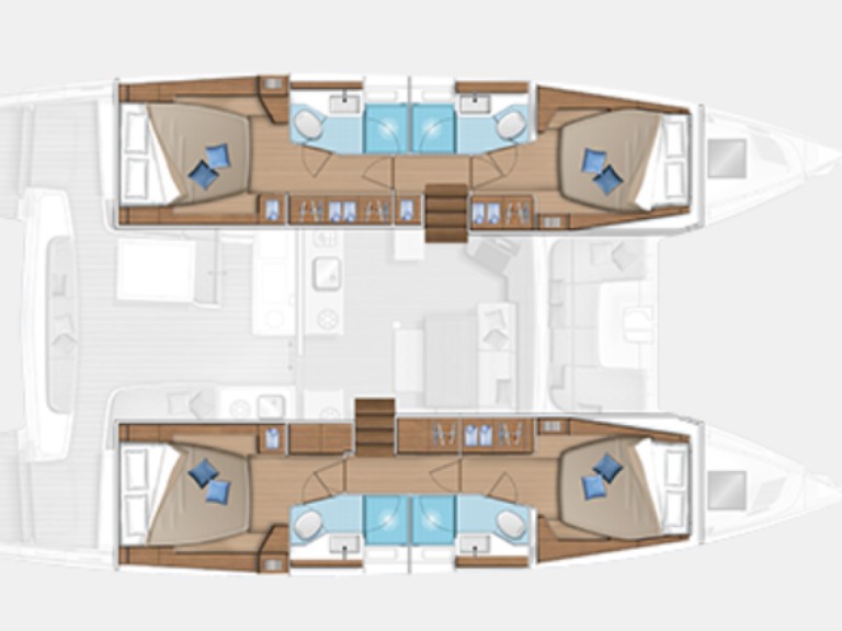 Boat rental Lagoon Lagoon 46 in Le Marin on Samboat