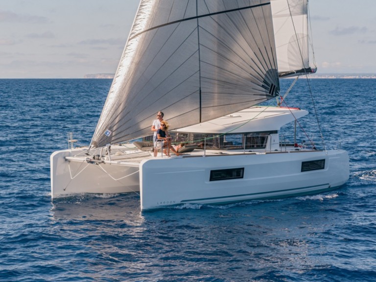 Bareboat Rental Catamaran Lagoon with a boat licence