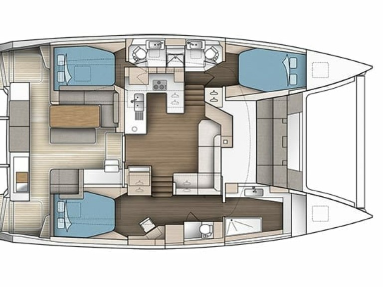 Yacht charter Le Marin cheap Astrea 42