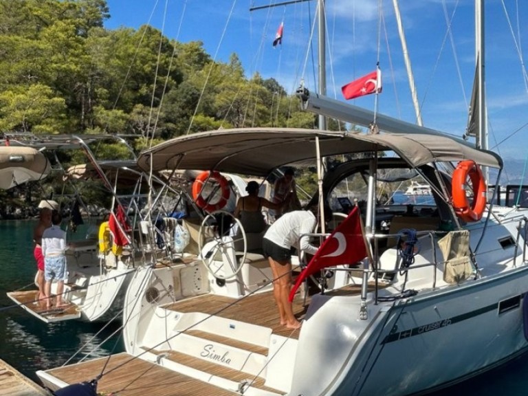 Bavaria Cruiser 46 charter bareboat or captained in  Fethiye
