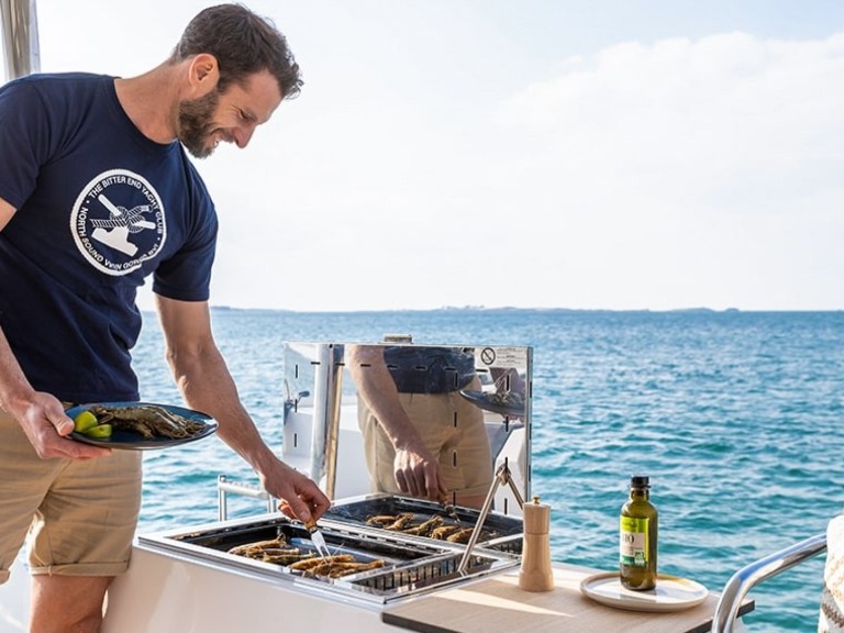 Bareboat Rental Catamaran Fountaine Pajot with a boat licence