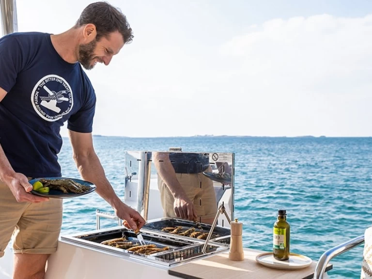 Bareboat Rental Catamaran Fountaine Pajot with a boat licence