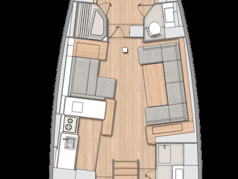 Sailboat rental with or without captain Bénéteau Rogoznica