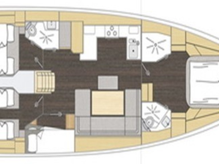 Yacht charter Zadar cheap Bavaria C46