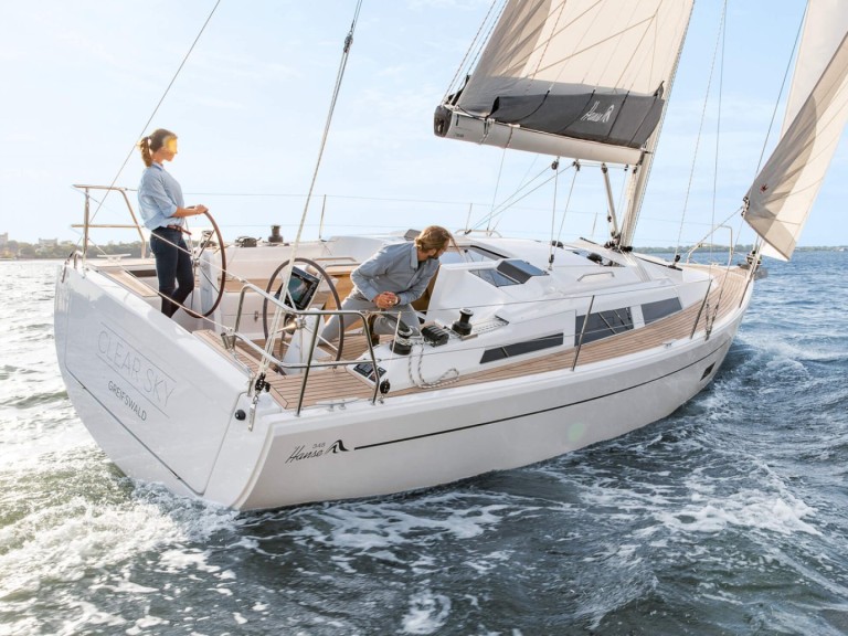 Yacht charter Marseille cheap Hanse 348