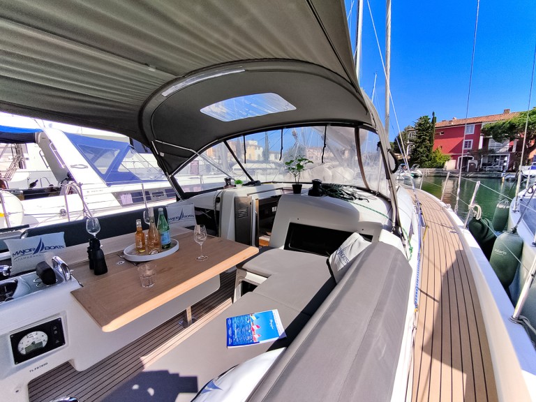 Jeanneau Sun Odyssey 440 charter bareboat or captained in  Port Grimaud