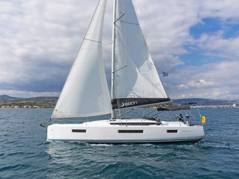 Jeanneau Sun Odyssey 440 charter bareboat or captained in  Skiathos