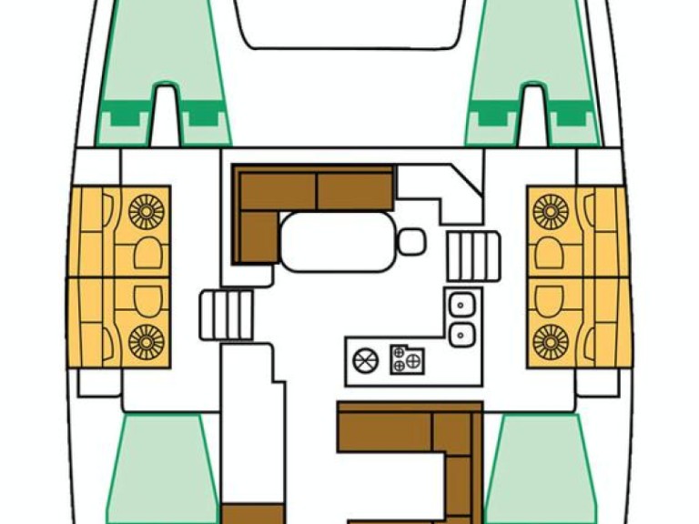 Bareboat Rental Catamaran Lagoon with a boat licence