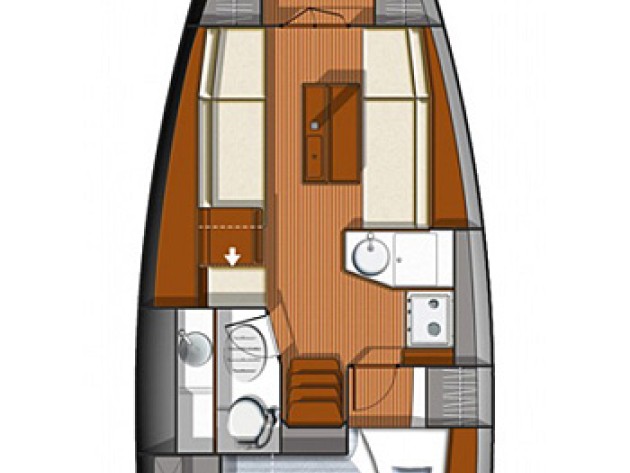 Sailboat rental in Skradin - Jeanneau Sun Odyssey 33i