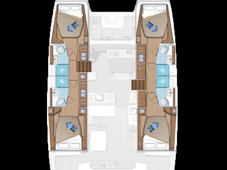 Catamaran rental with or without captain Lagoon Šibenik