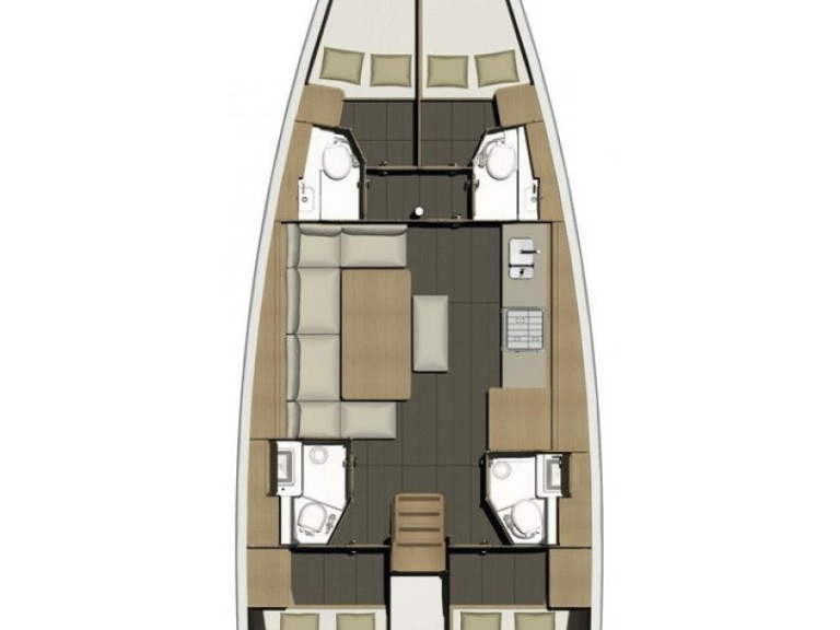 Dufour Dufour 460 Grand Large charter bareboat or captained in  Seget Donji