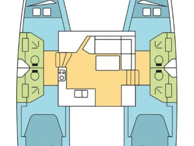 Catamaran rental with or without captain Fountaine Pajot Seget Donji