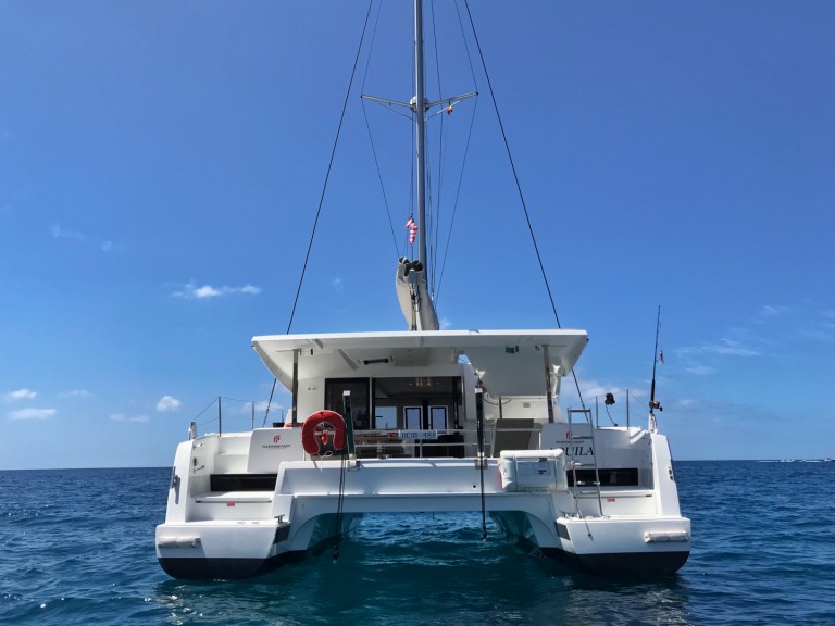 Bareboat Rental Catamaran Fountaine Pajot with a boat licence