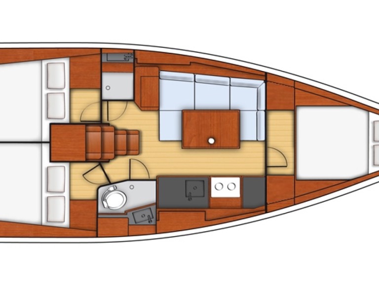 Bénéteau Oceanis 38 charter bareboat or skippered in  Biograd na Moru