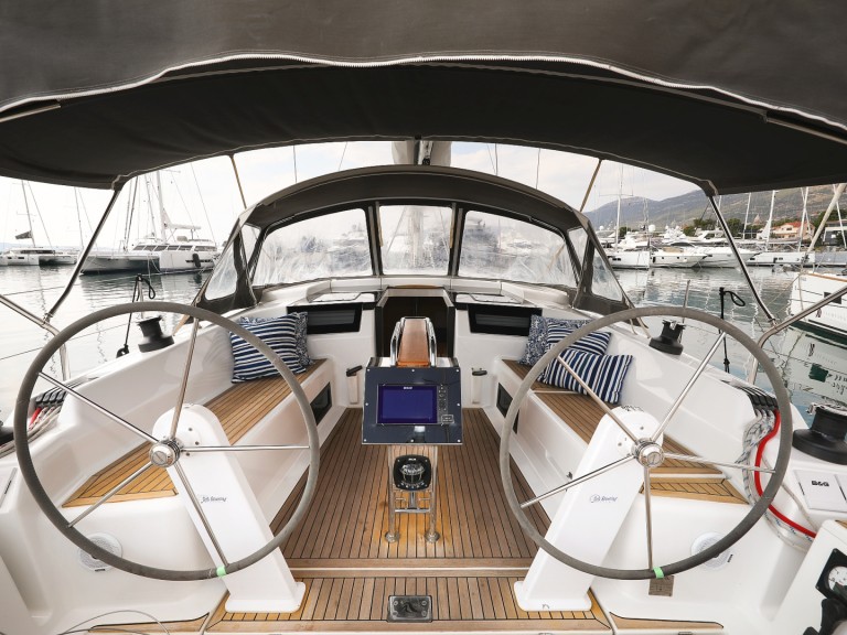 Hanse Hanse 418 charter bareboat or captained in  Kaštela