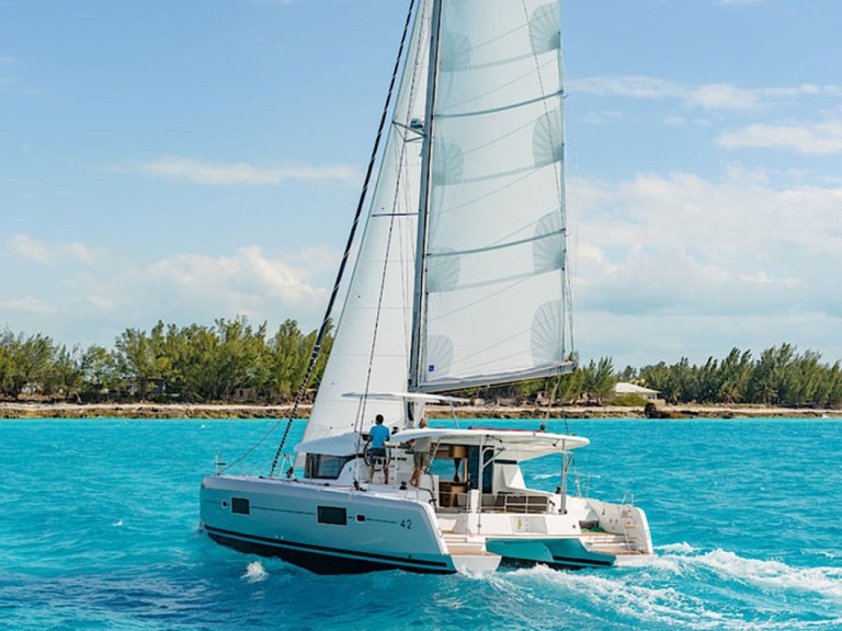 Bareboat Rental Catamaran Lagoon with a boat licence