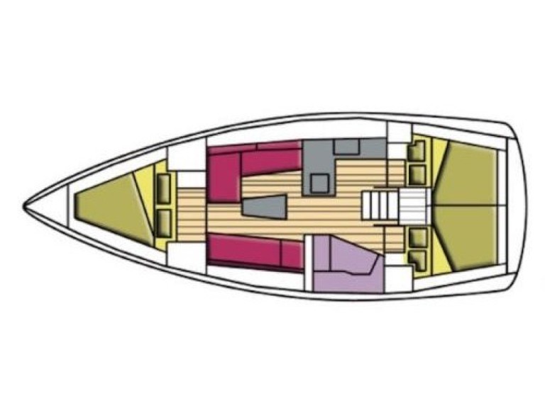 Sailboat rental with or without captain Bavaria Cugnana Verde
