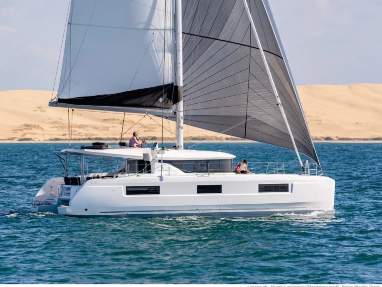 Bareboat Rental Catamaran Lagoon with a boat licence